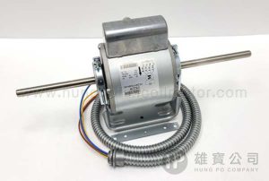 台灣 29HY528A-63 (52W) 1Φ-220V 雙軸 (12mm) Fan Coil 摩打