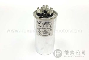 40+3µF_2合1電容(空調壓縮機+風扇, 3插)