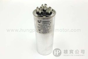 50+3µF_2合1電容(空調壓縮機+風扇, 3插)