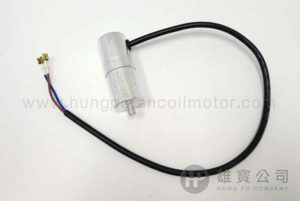 2µF_銀圓型(線+螺絲) 行車電容