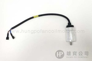 3.5µF_銀圓型(線+螺絲) 行車電容