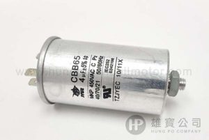 4µF_銀圓型(插+螺絲) 行車電容