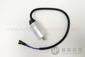 4µF_銀圓型(線+螺絲) 行車電容