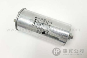 55µF_銀圓型(插+螺絲) 行車電容