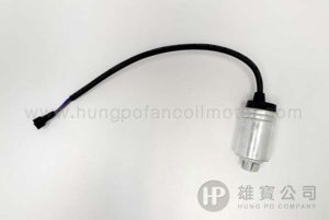 6µF_銀圓型(線+螺絲) 行車電容