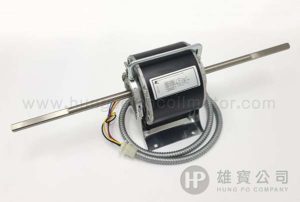 黑色 (60W) 1Φ-220V雙軸 (12mm) Fan Coil 摩打