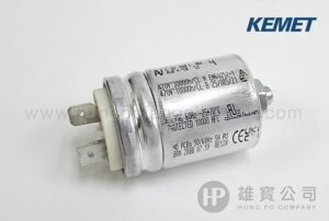 4µF_銀圓型(插+螺絲) KEMET 行車電容
