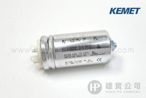 15µF_銀圓型(插+螺絲) KEMET 行車電容