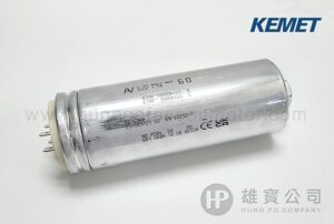 60µF_銀圓型(插+螺絲) KEMET 行車電容