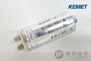10µF_銀圓型(插+螺絲) KEMET 行車電容